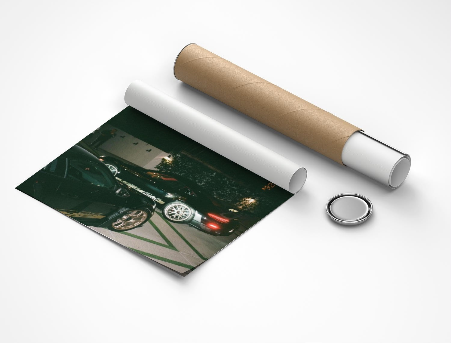 Rolled poster