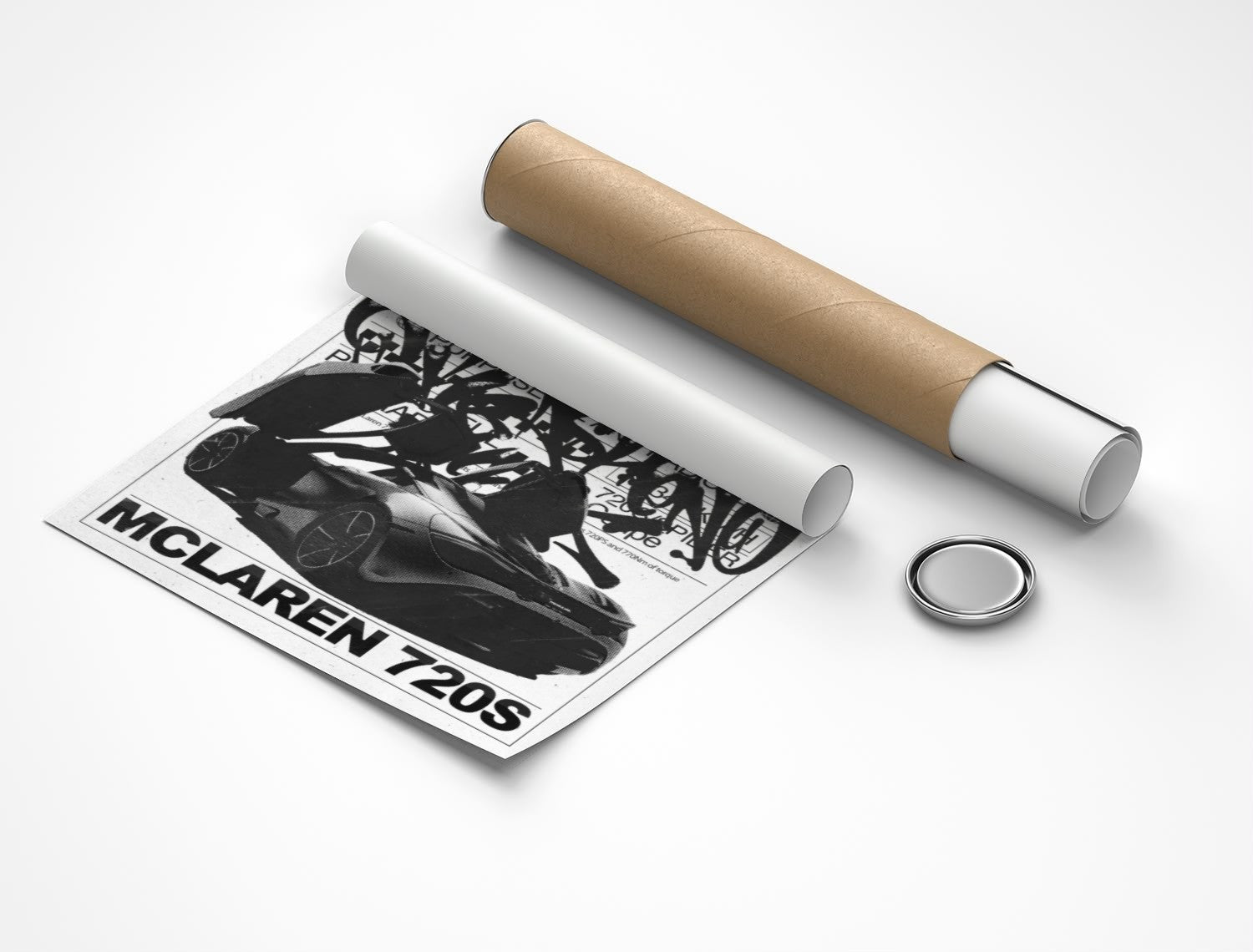 Rolled poster