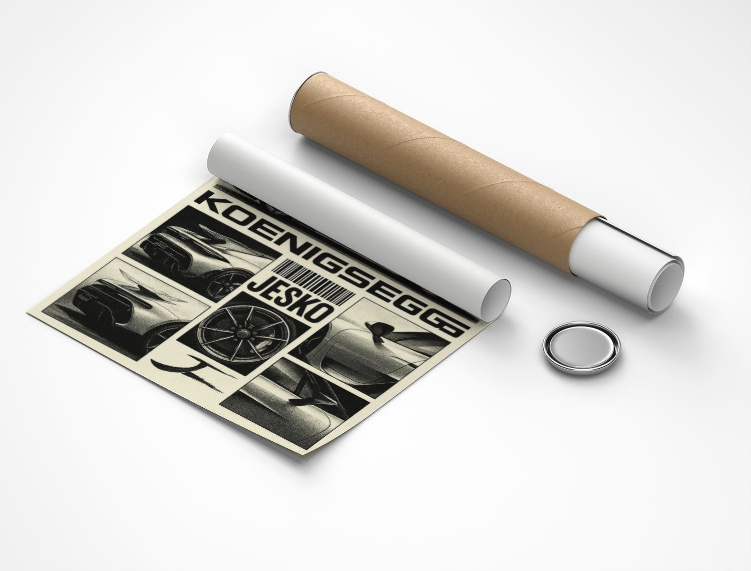 Rolled poster