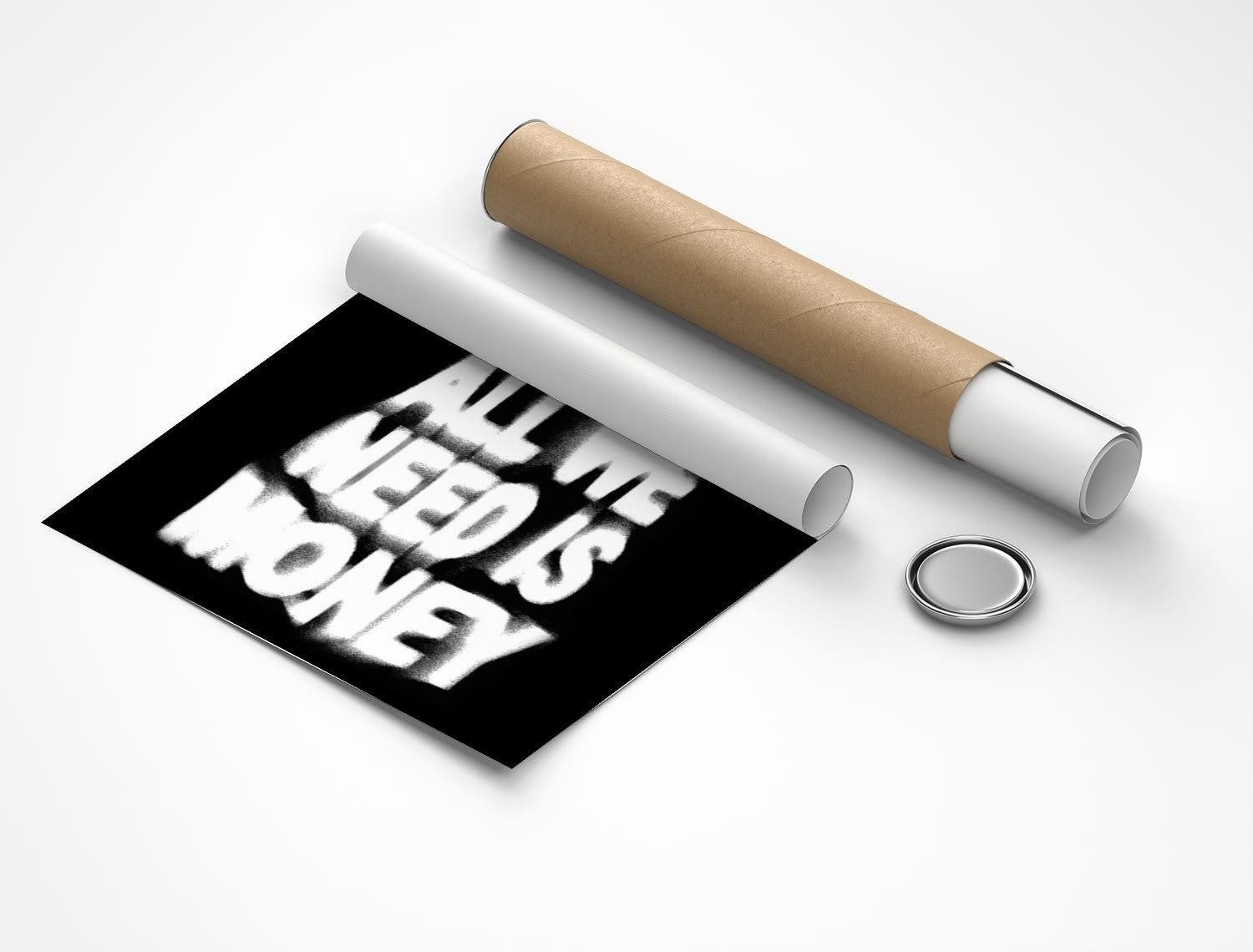 Rolled poster