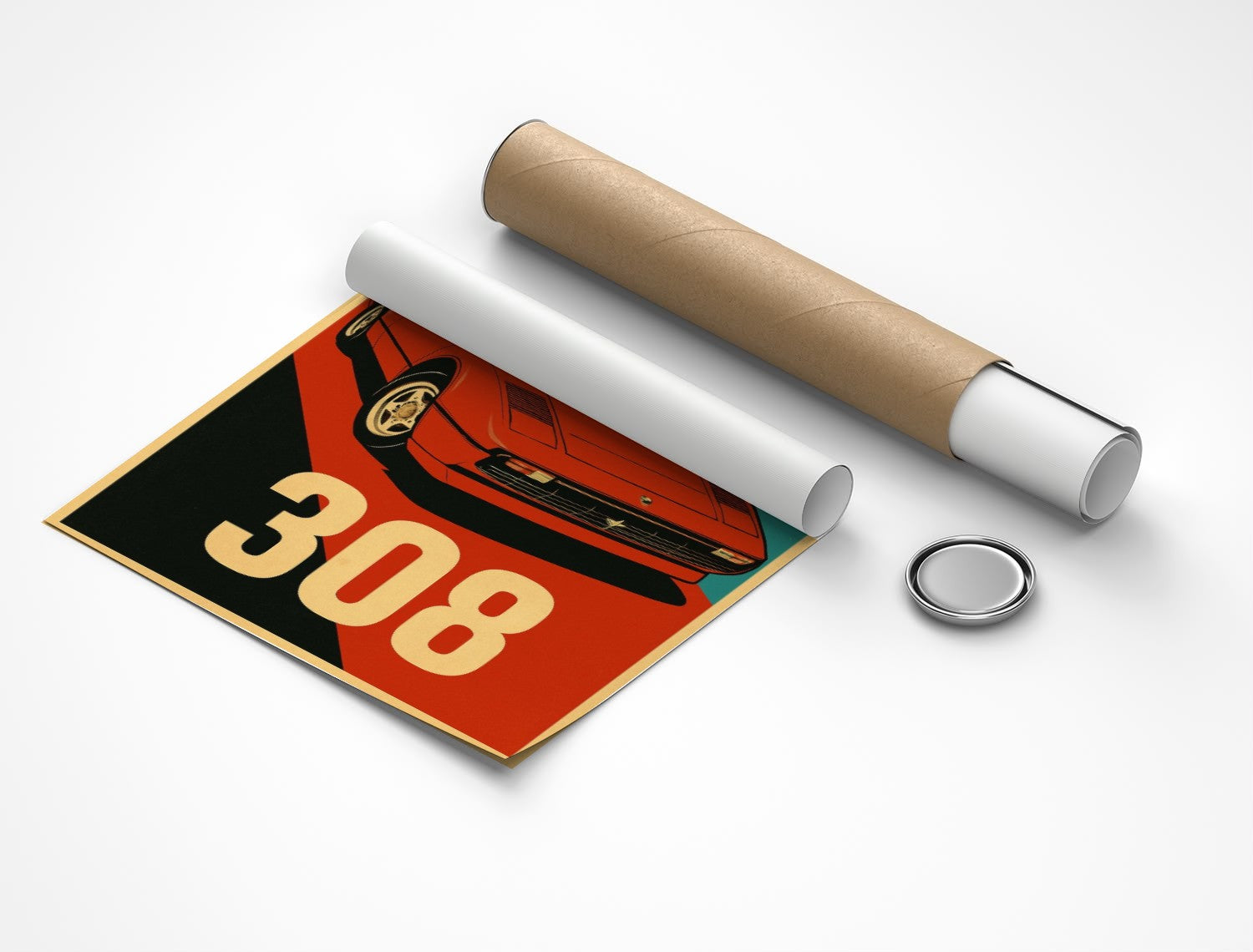Rolled poster