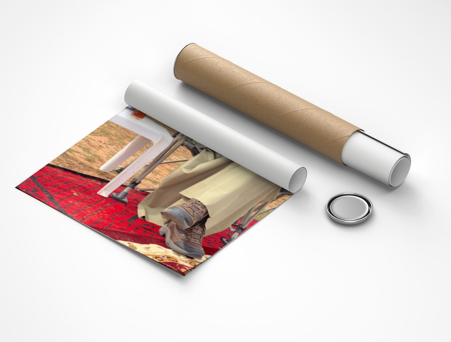 Rolled poster