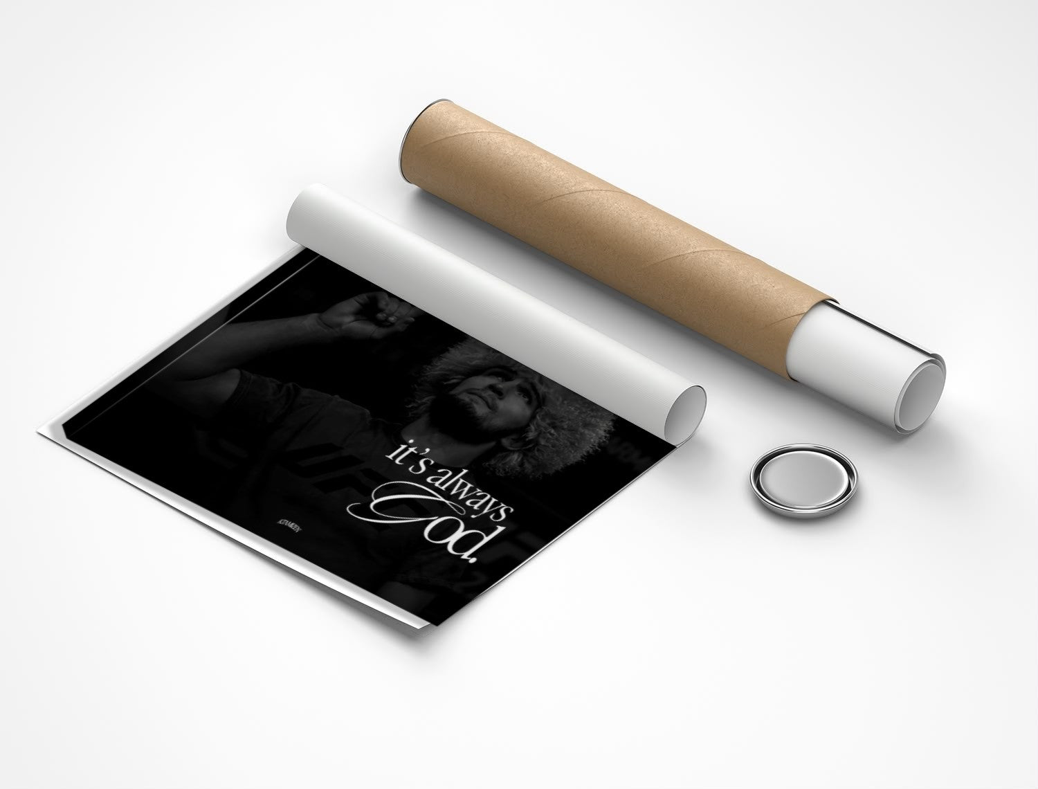 Rolled poster