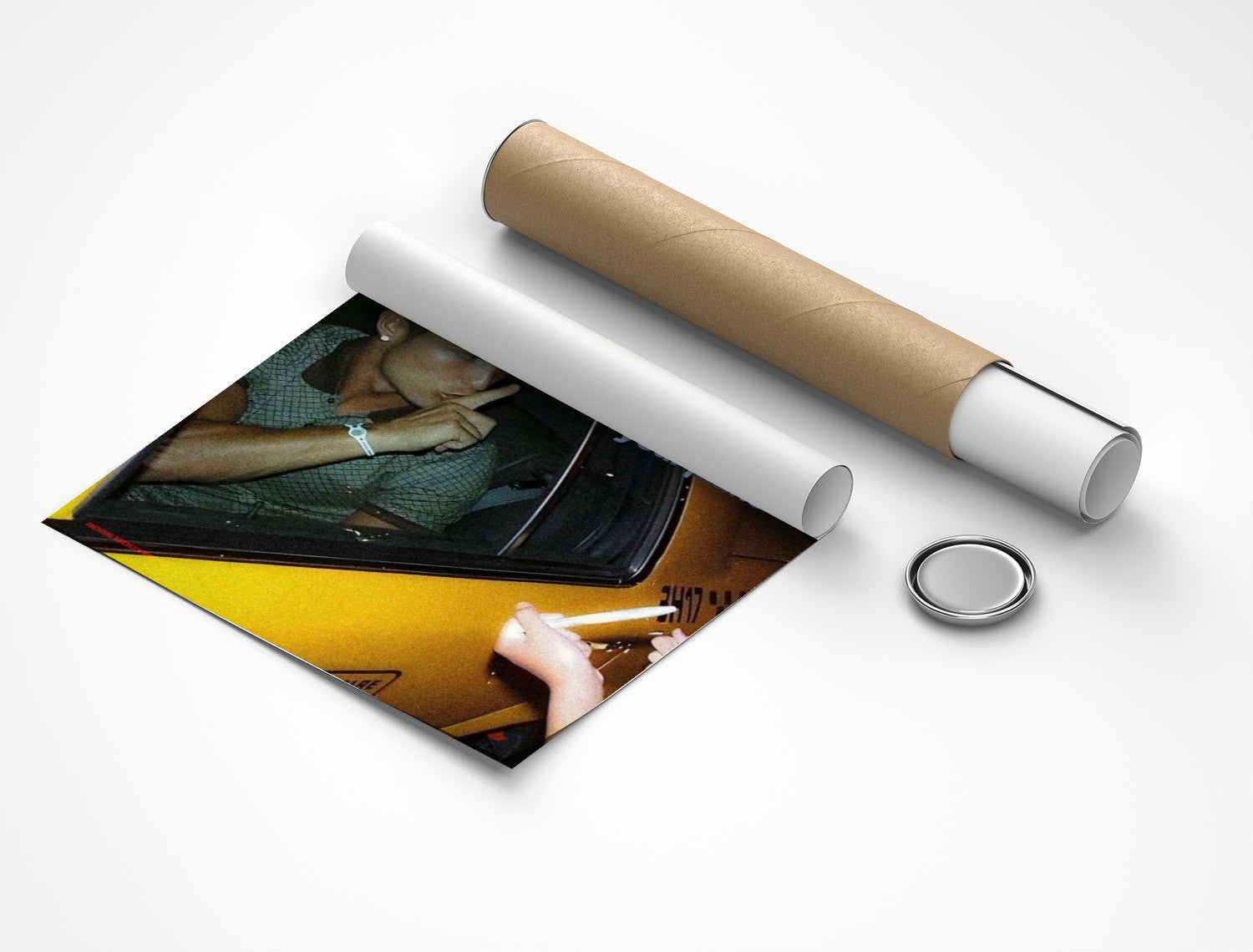 Rolled poster