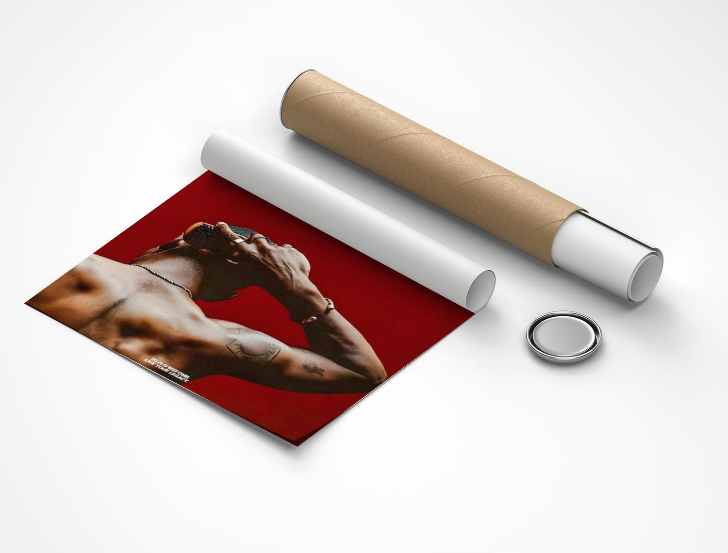 Rolled poster