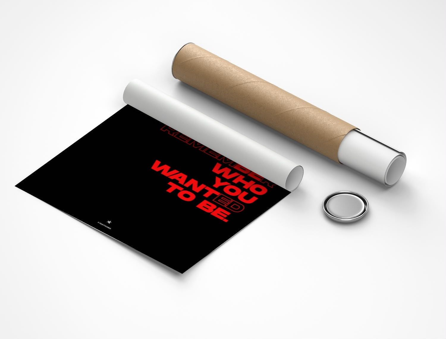 Rolled poster