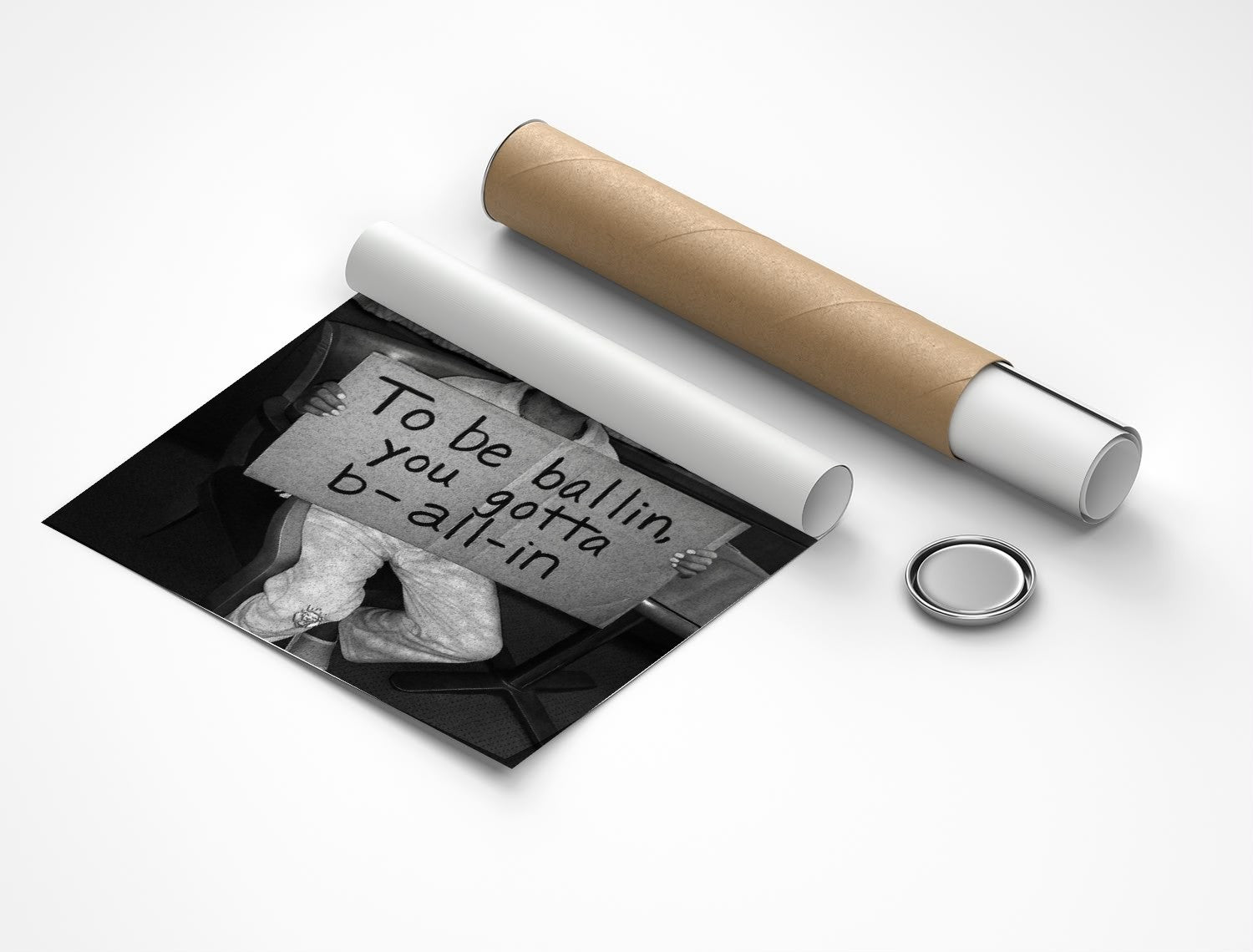 Rolled poster