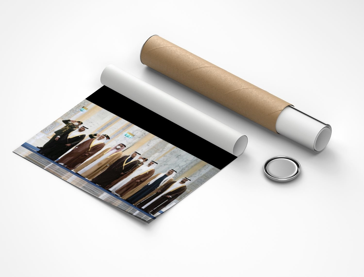 Rolled poster