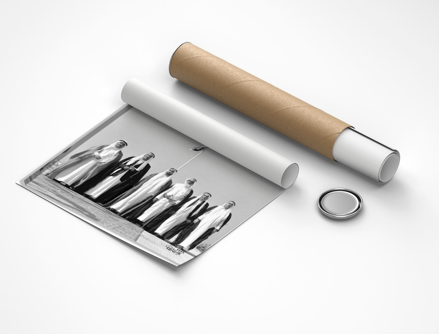 Rolled poster