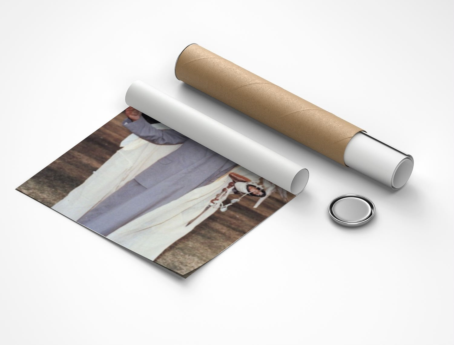 Rolled poster