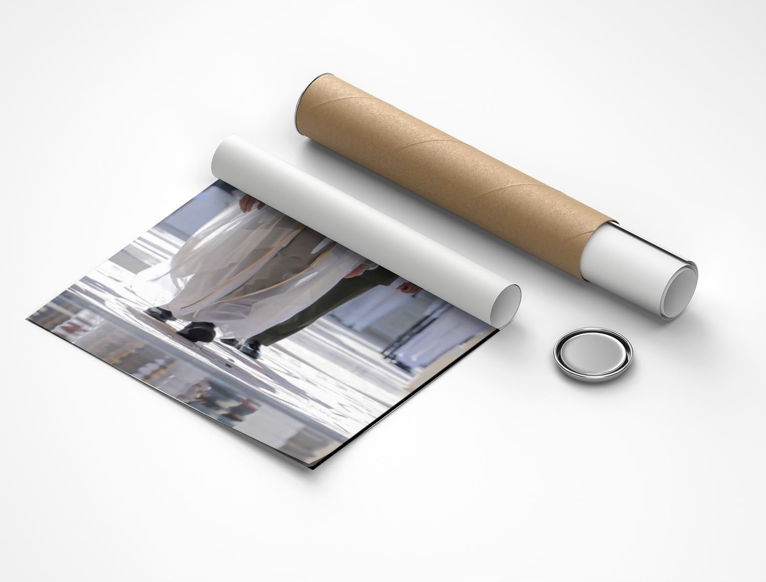 Rolled poster