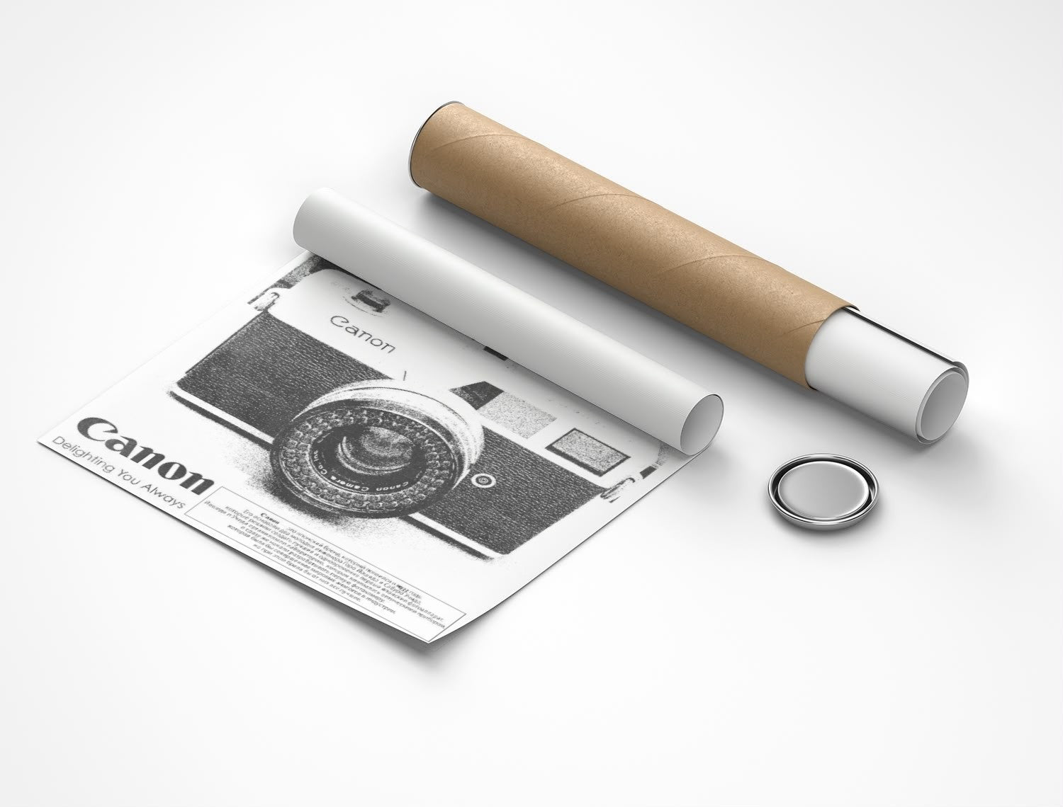 Rolled poster