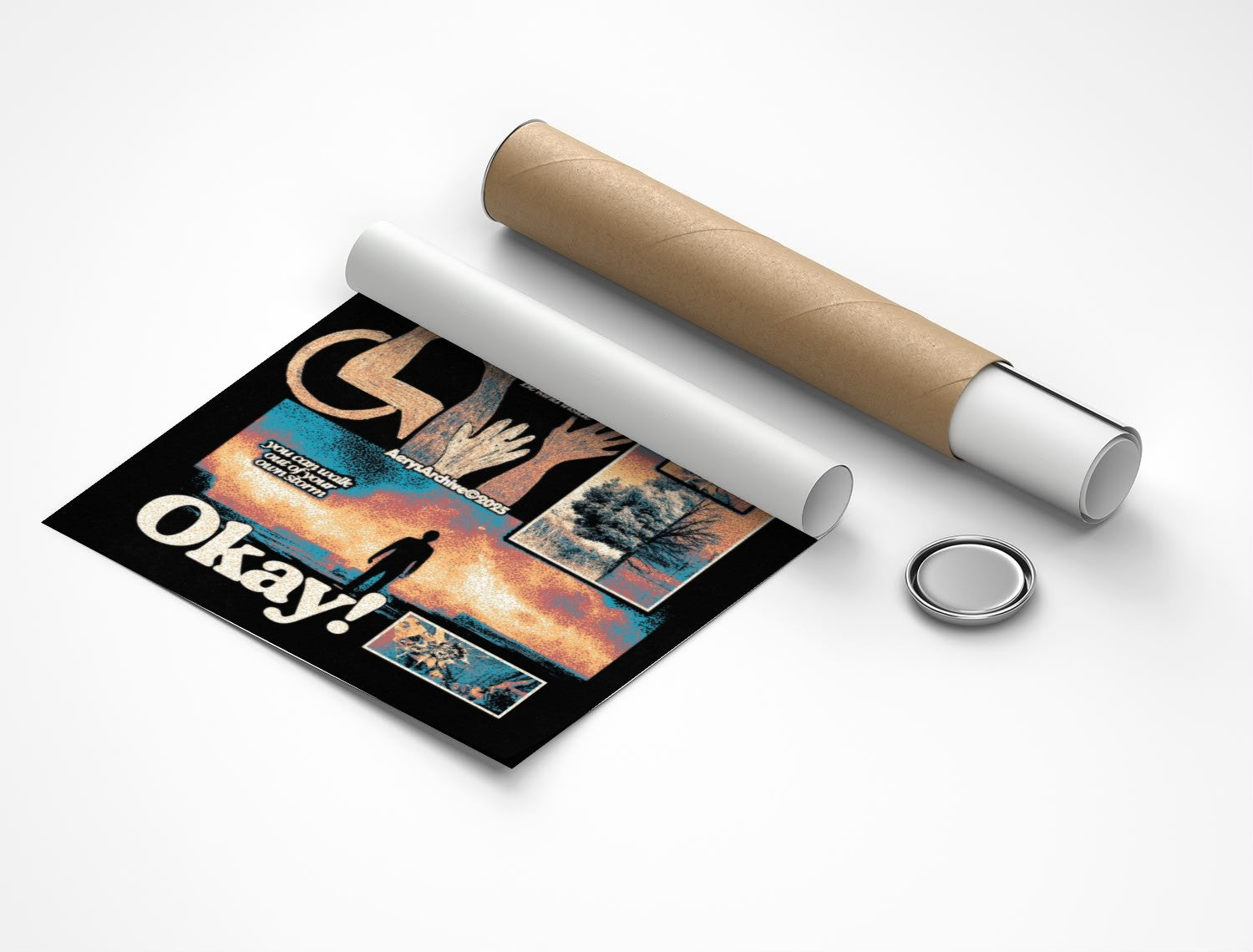 Rolled poster