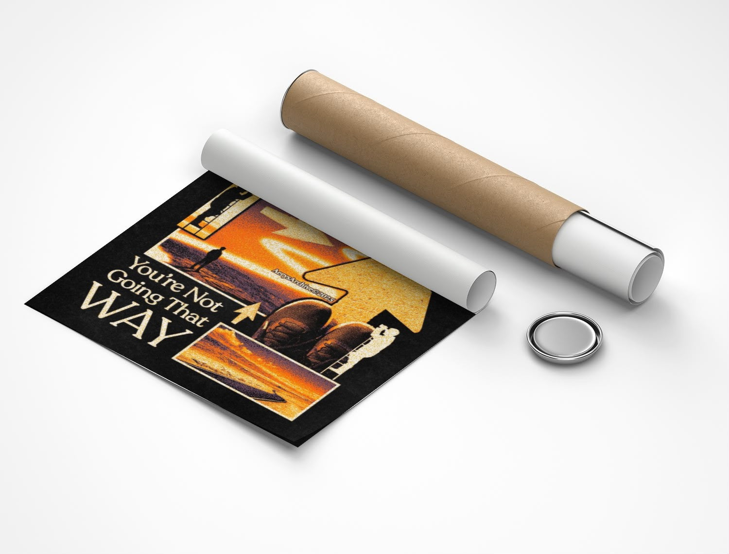 Rolled poster