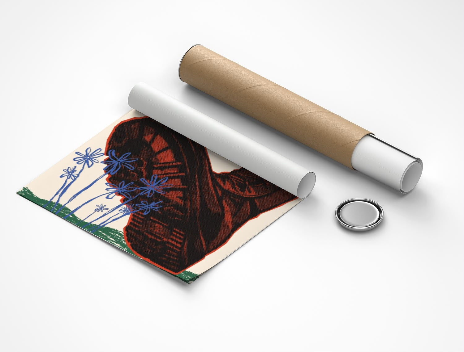 Rolled poster