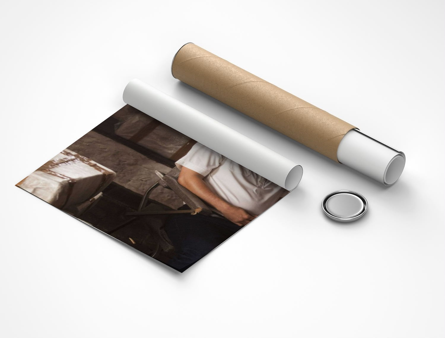 Rolled poster