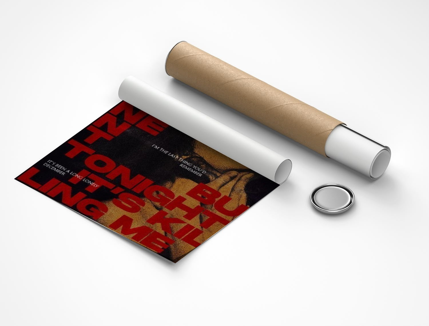 Rolled poster