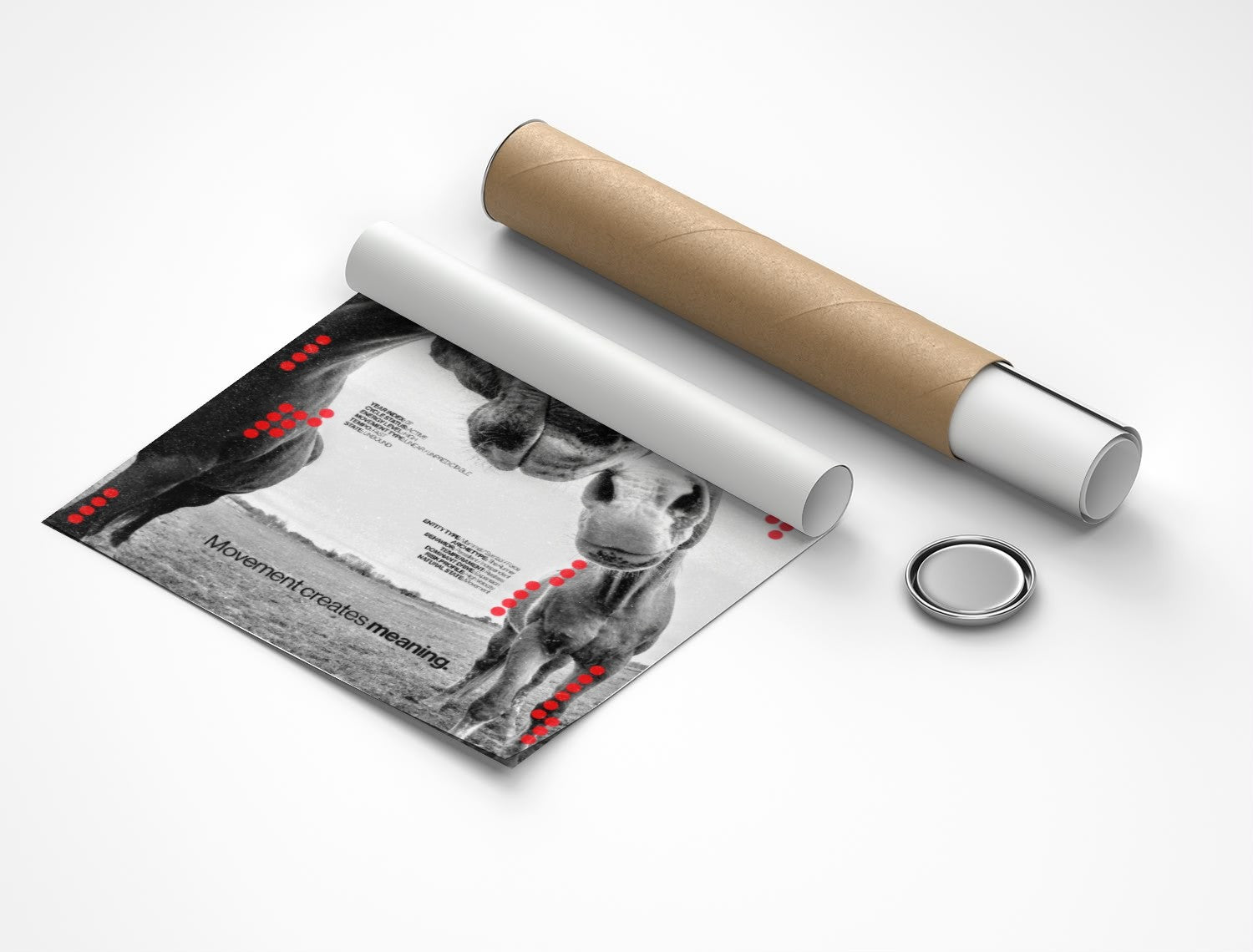 Rolled poster