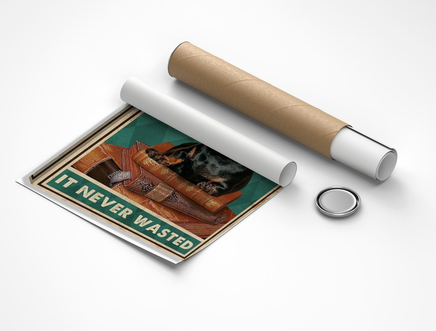 Rolled poster