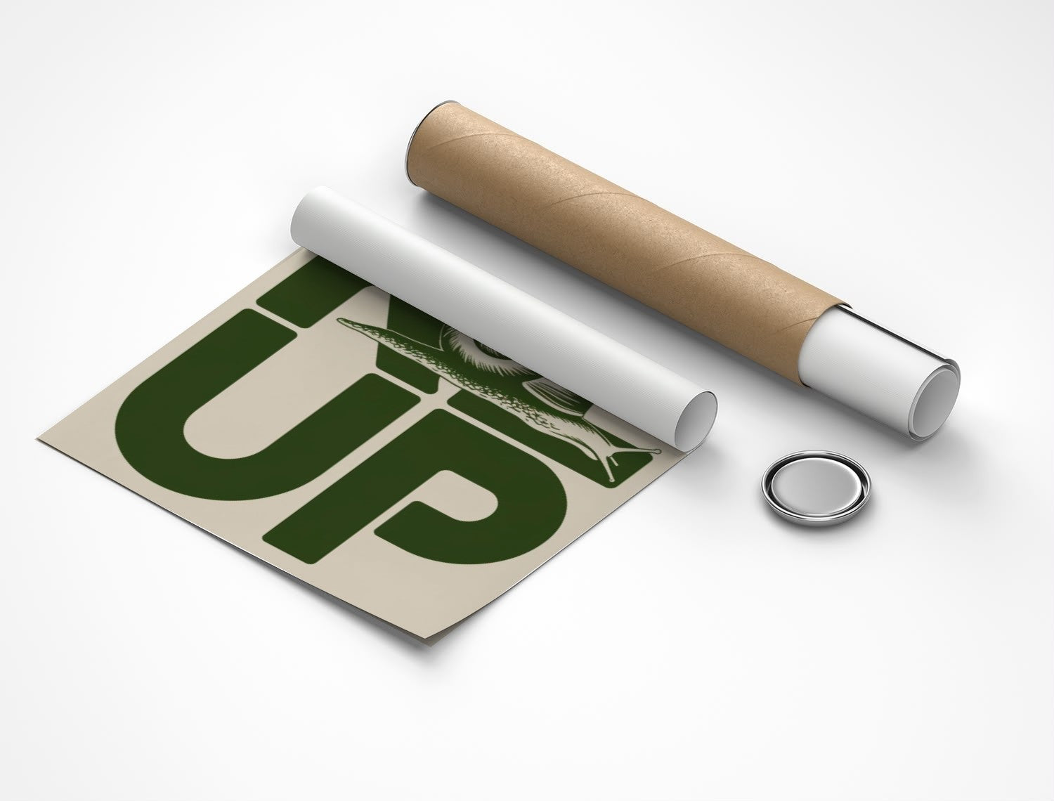 Rolled poster