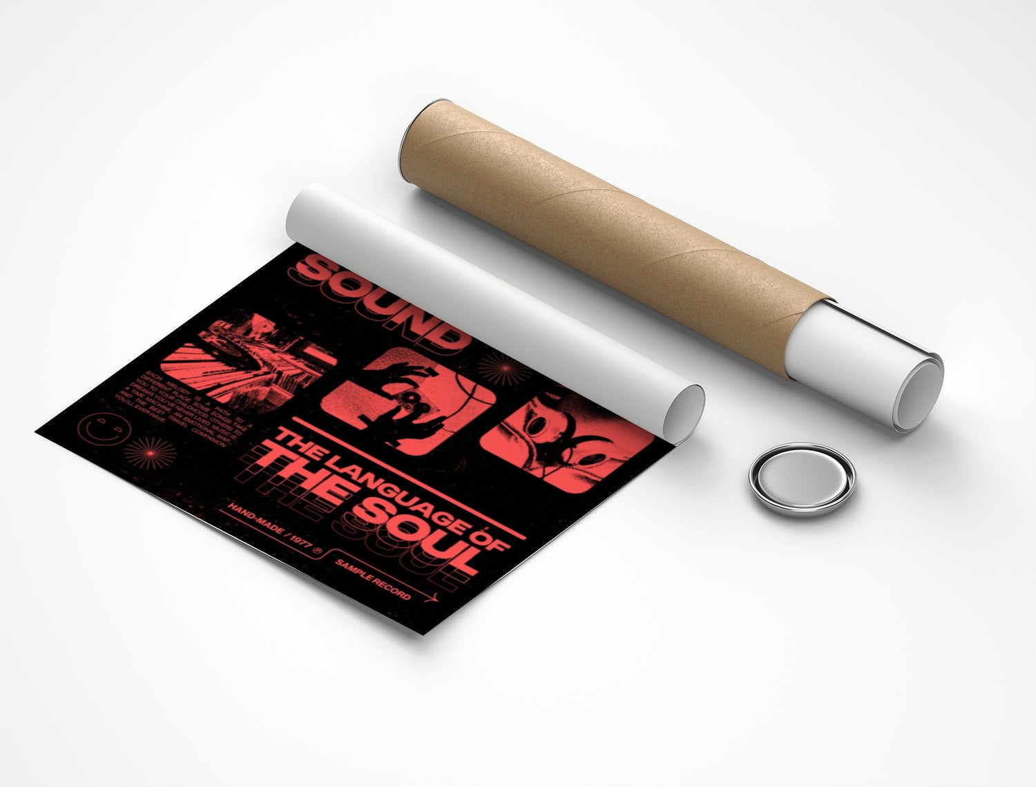 Rolled poster