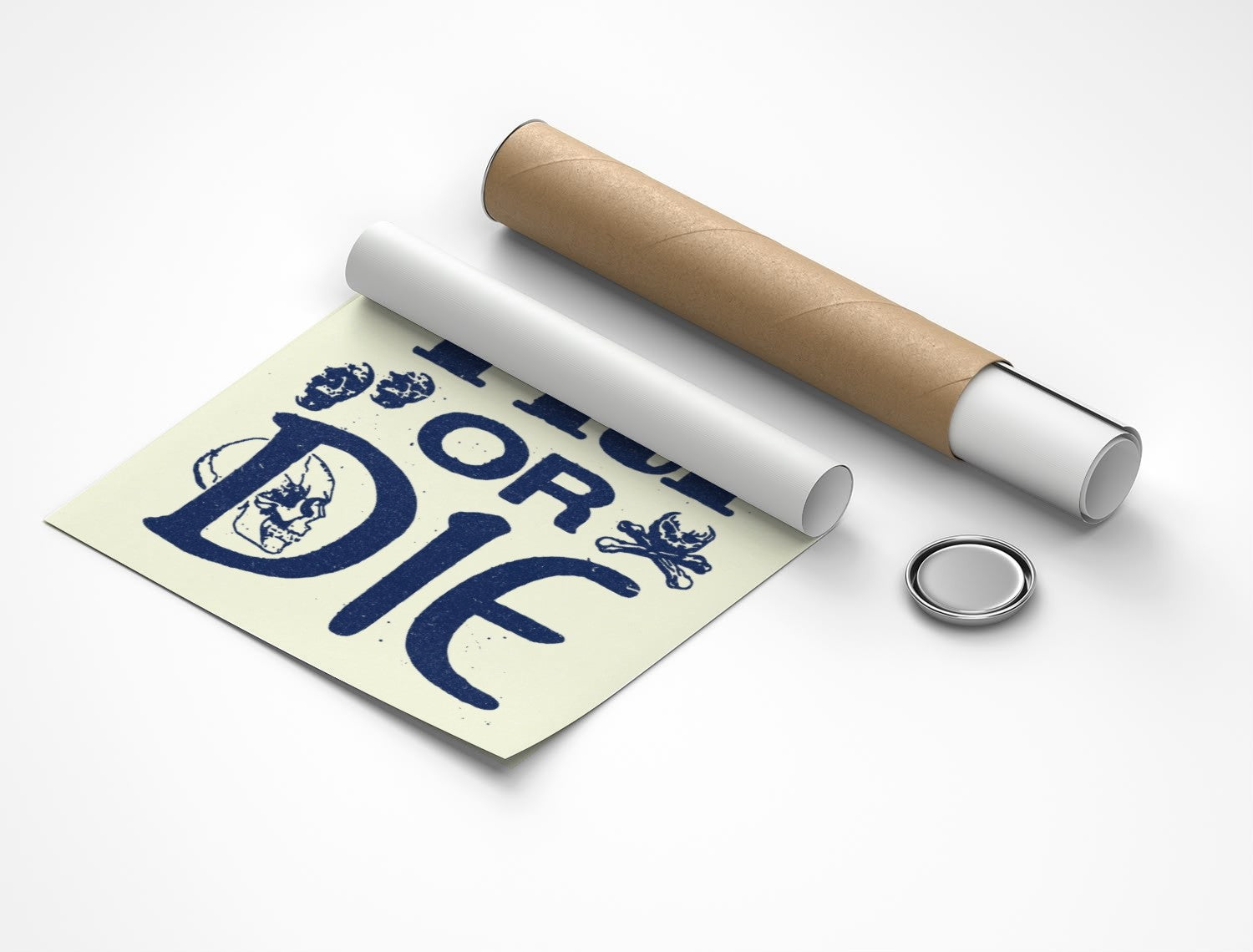 Rolled poster