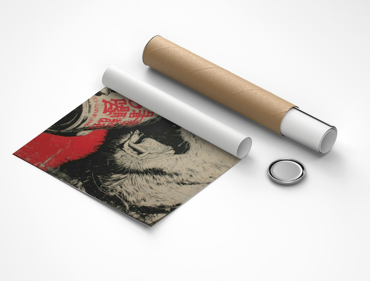 Rolled poster
