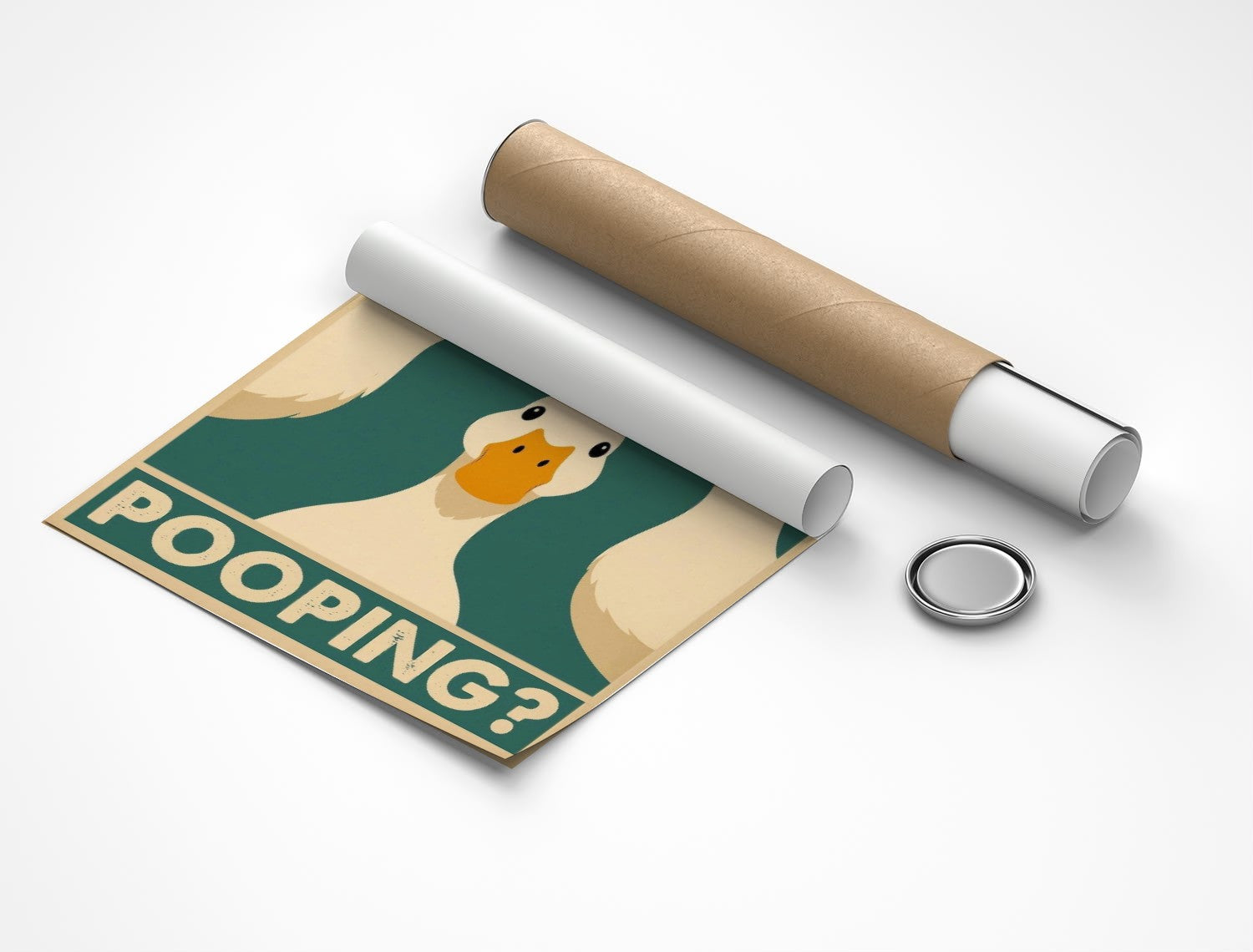 Rolled poster