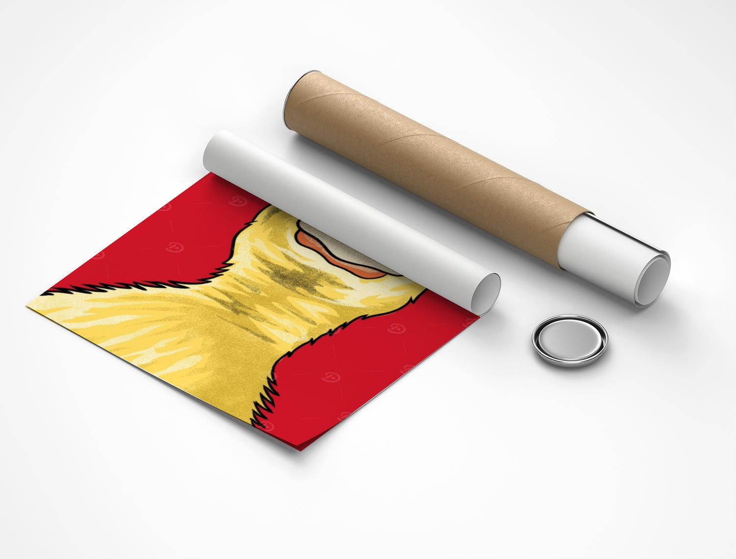Rolled poster