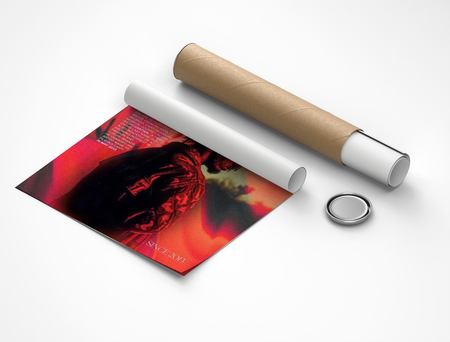 Rolled poster