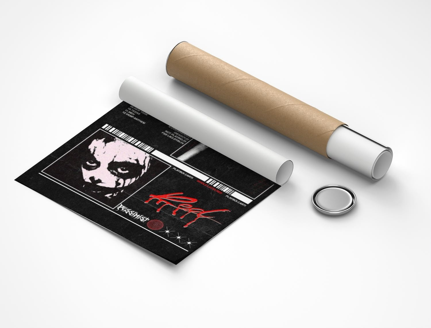 Rolled poster