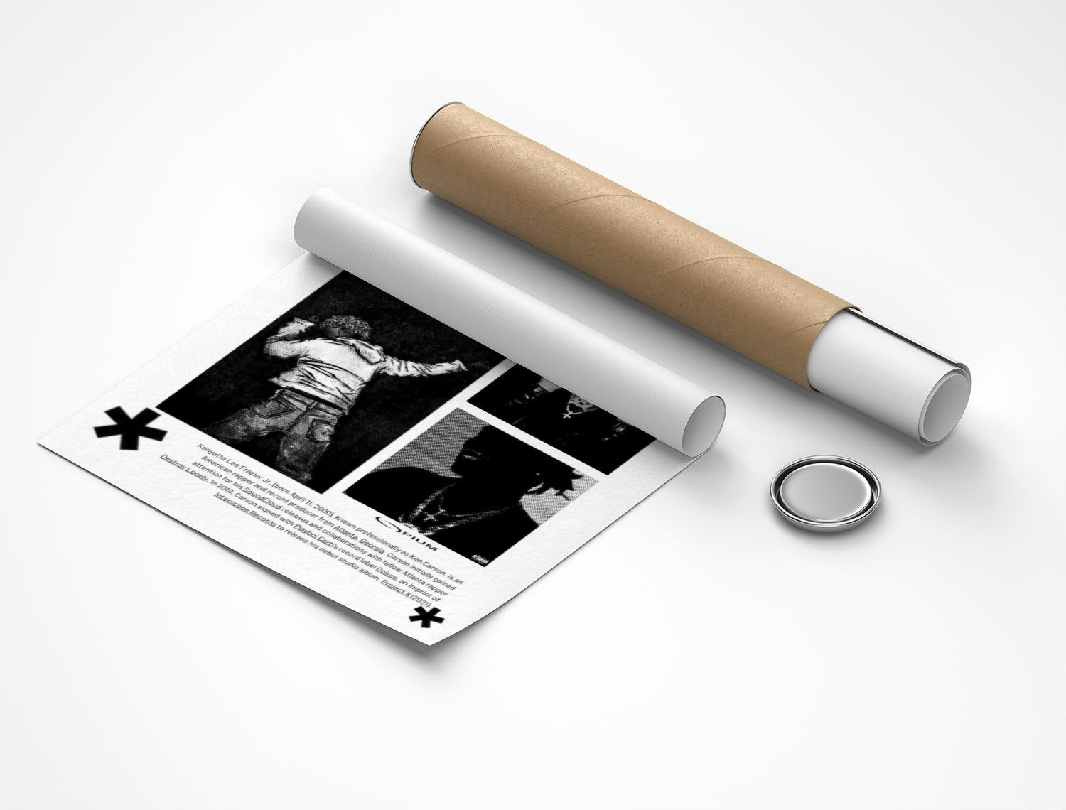 Rolled poster