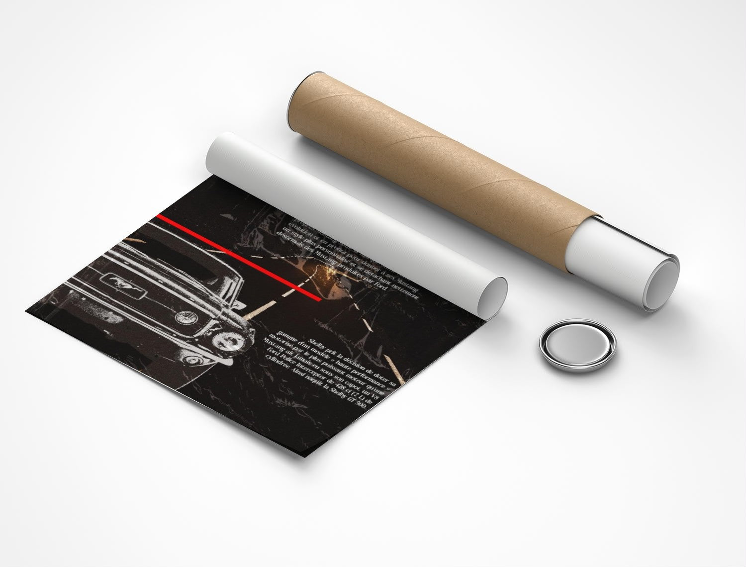 Rolled poster