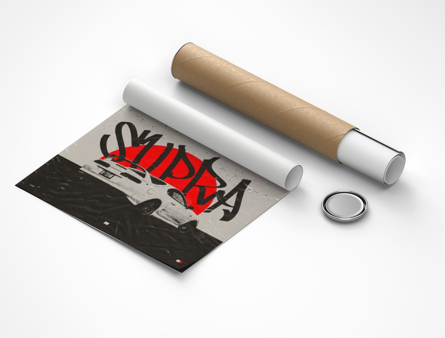 Rolled poster