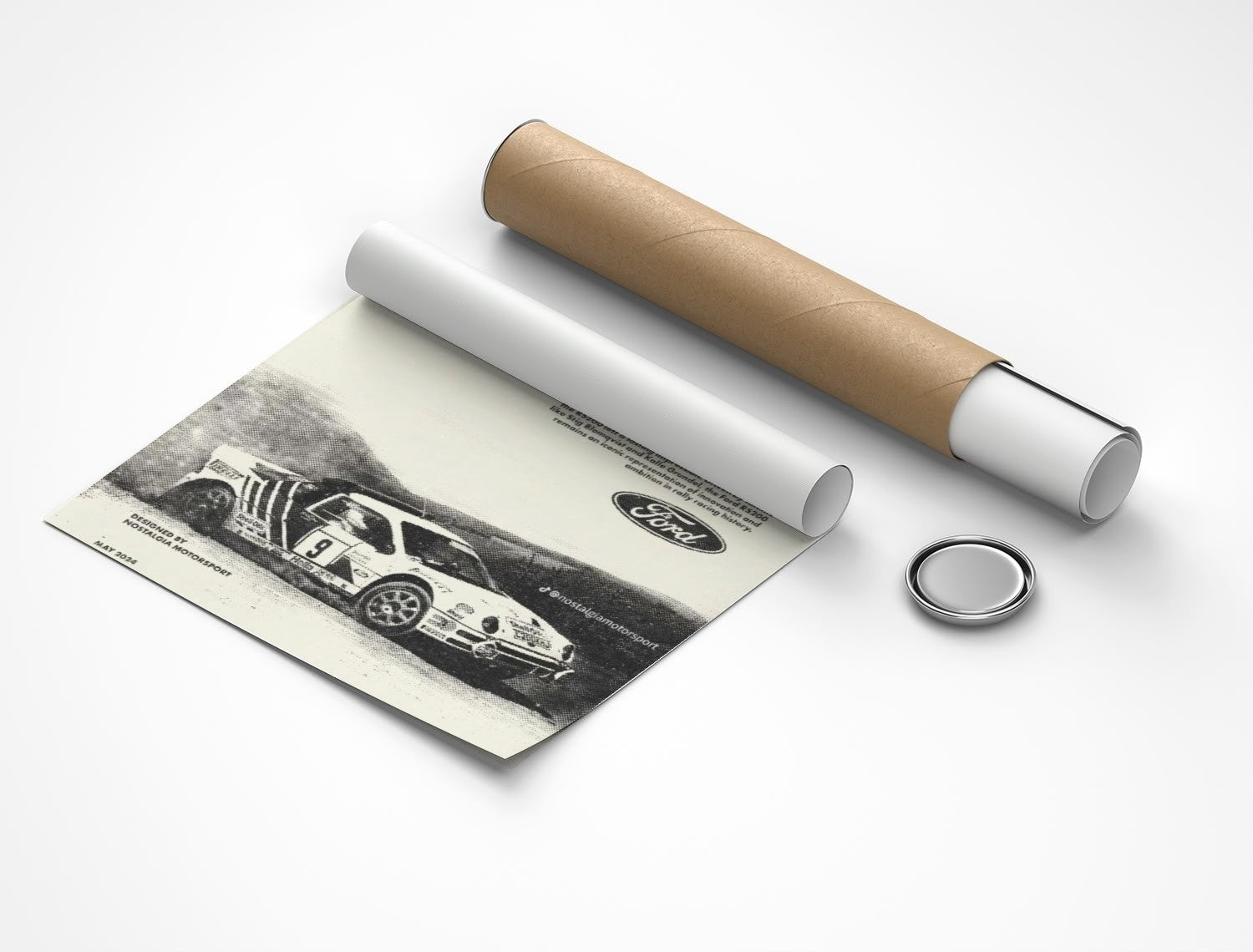 Rolled poster