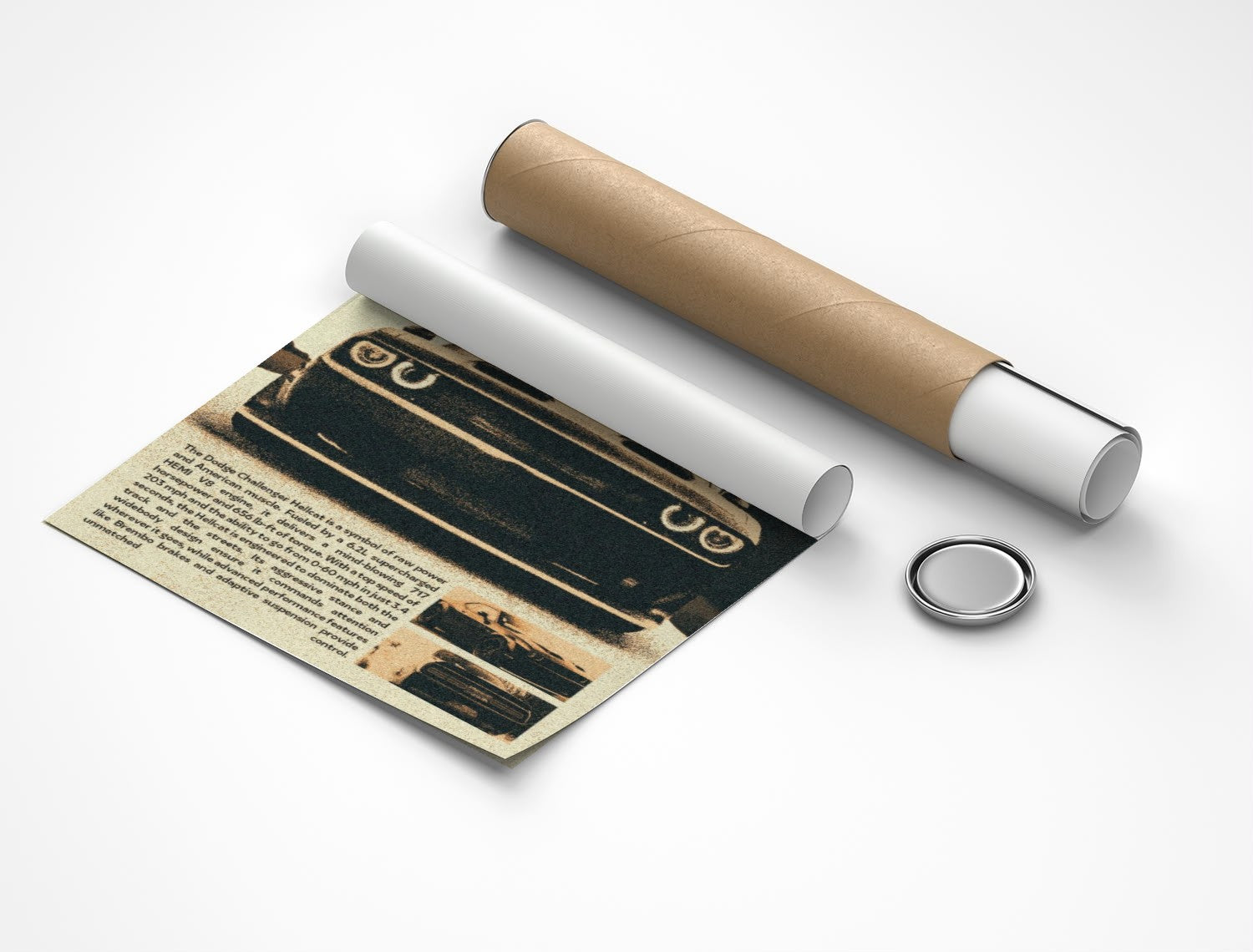 Rolled poster