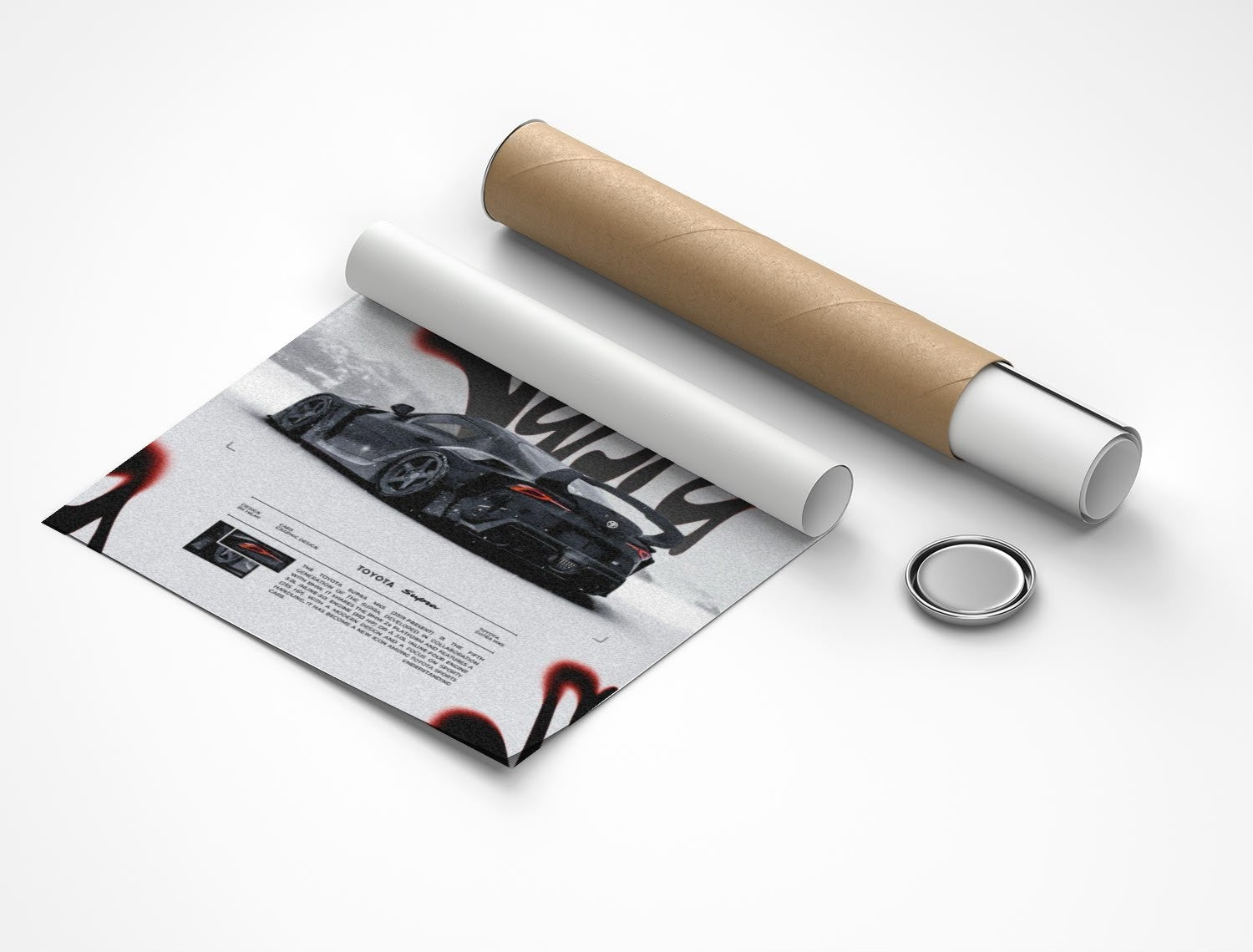 Rolled poster