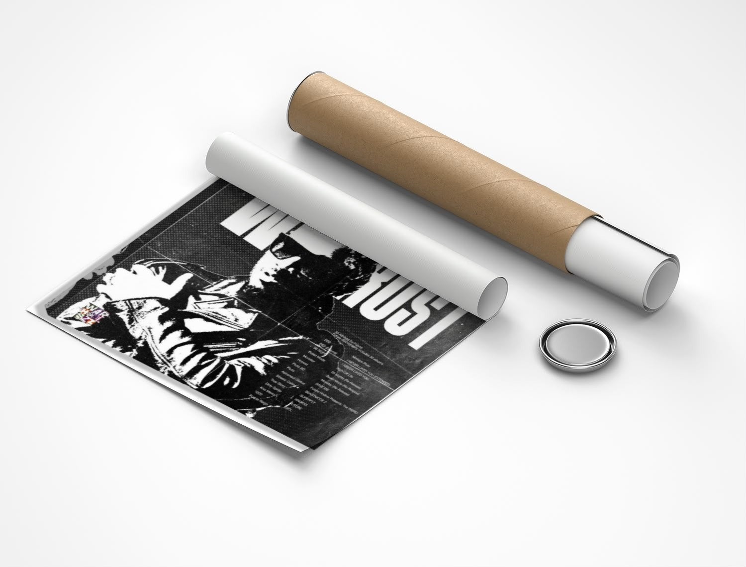 Rolled poster