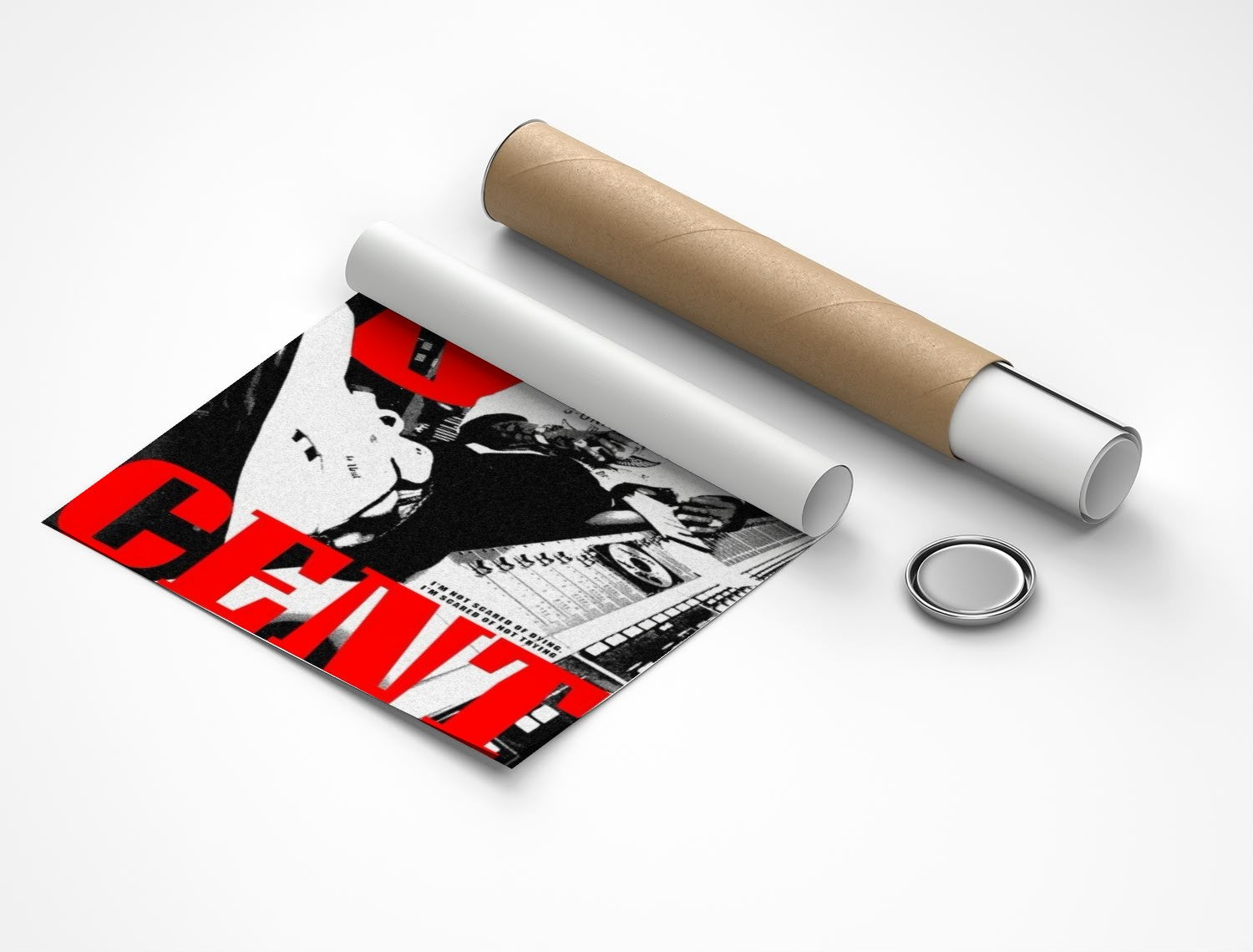 Rolled poster