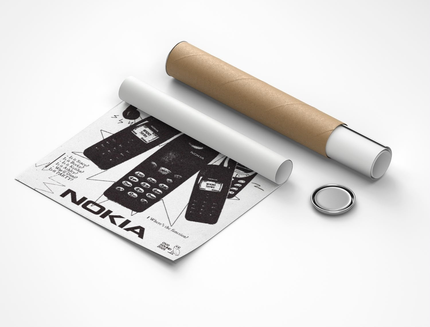 Rolled poster