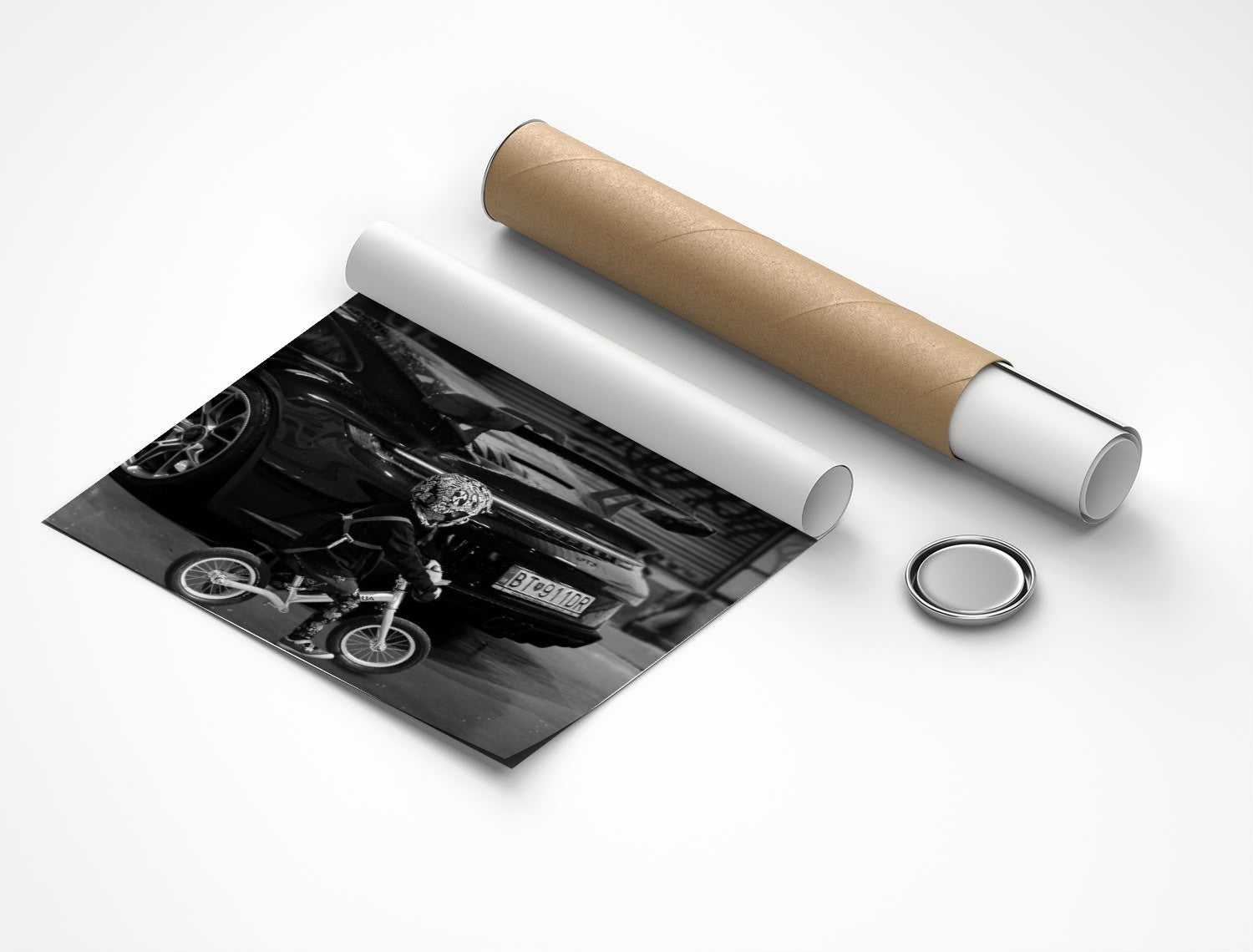 Rolled poster