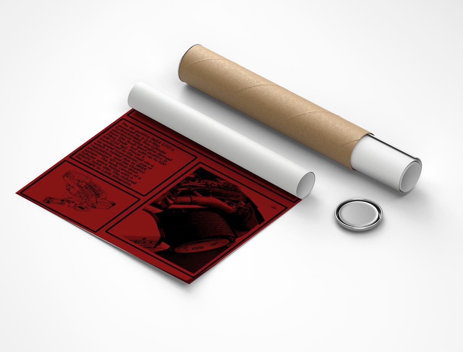 Rolled poster