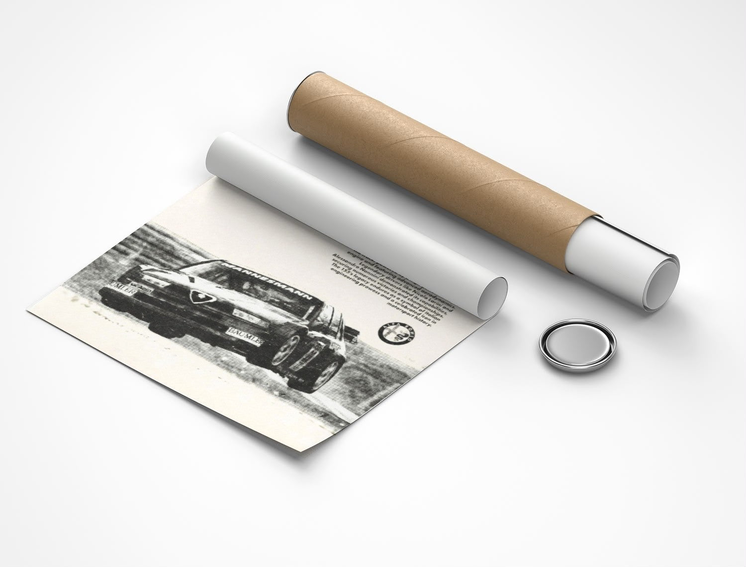 Rolled poster