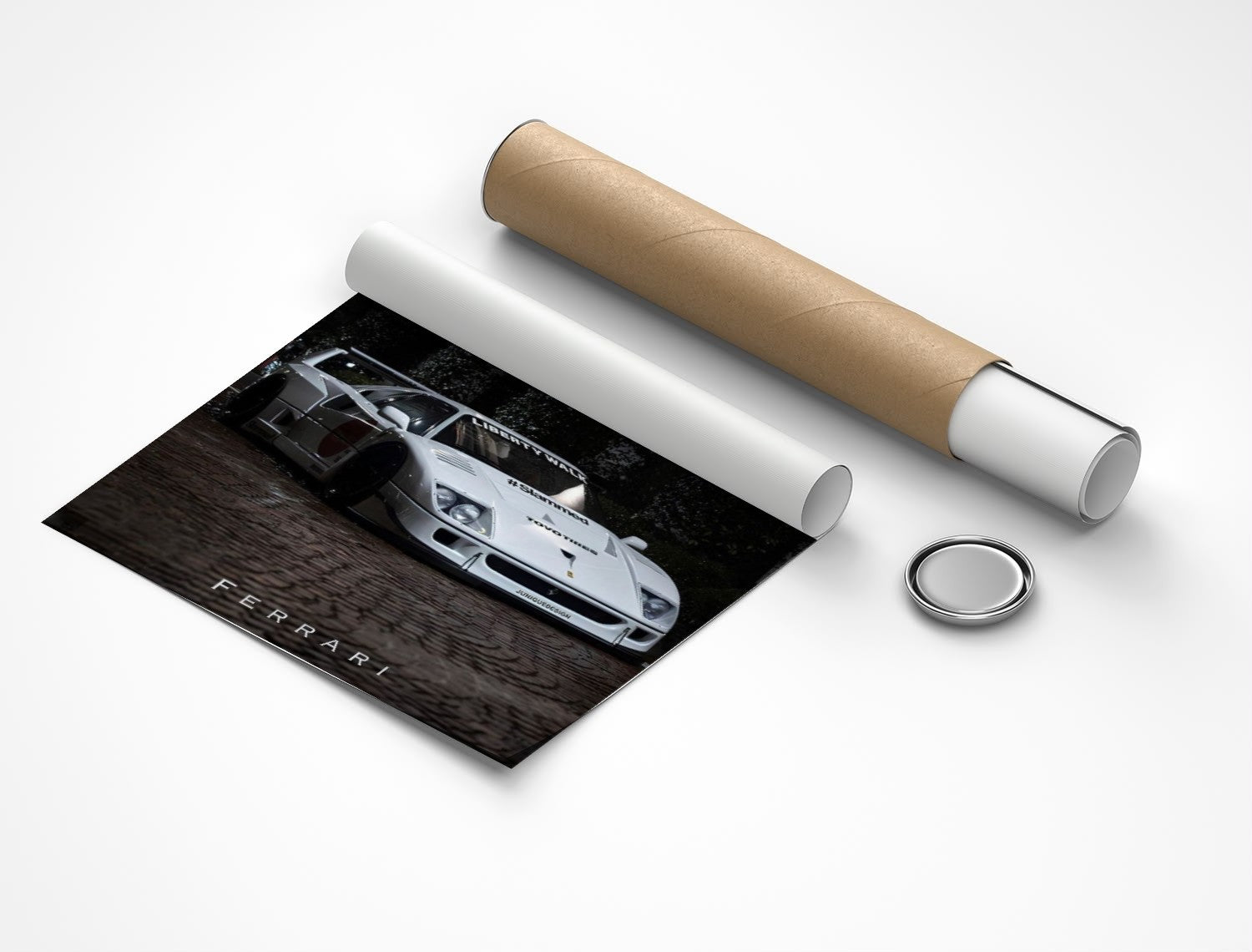 Rolled poster