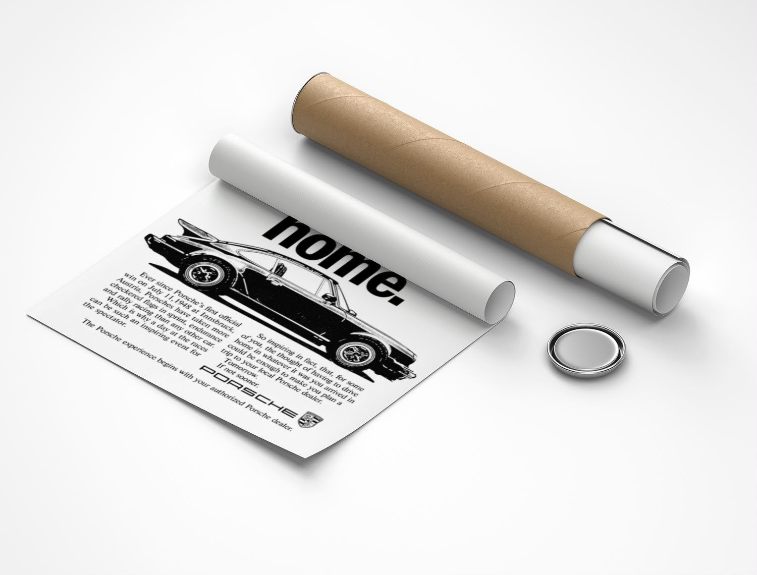 Rolled poster