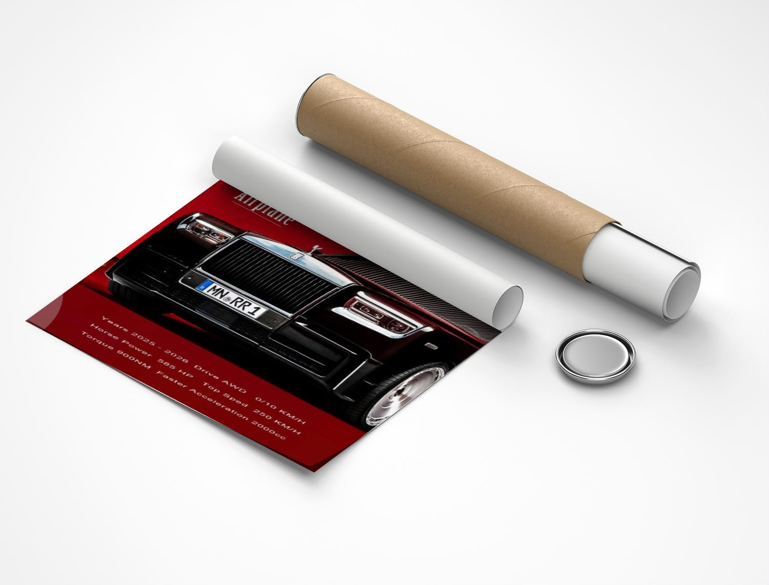 Rolled poster