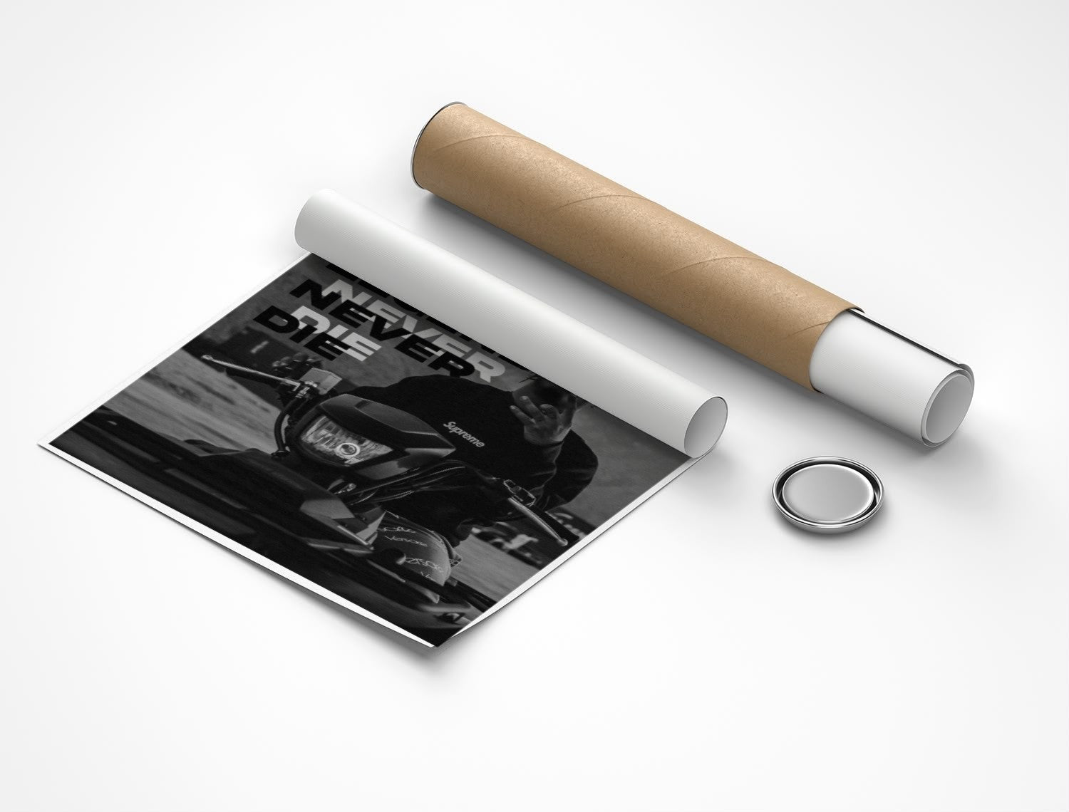 Rolled poster