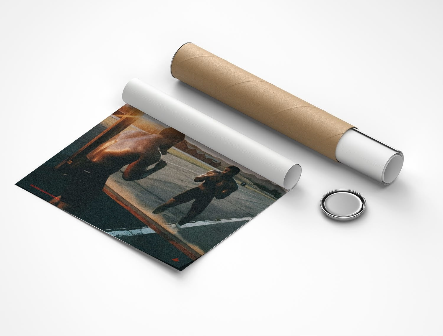 Rolled poster