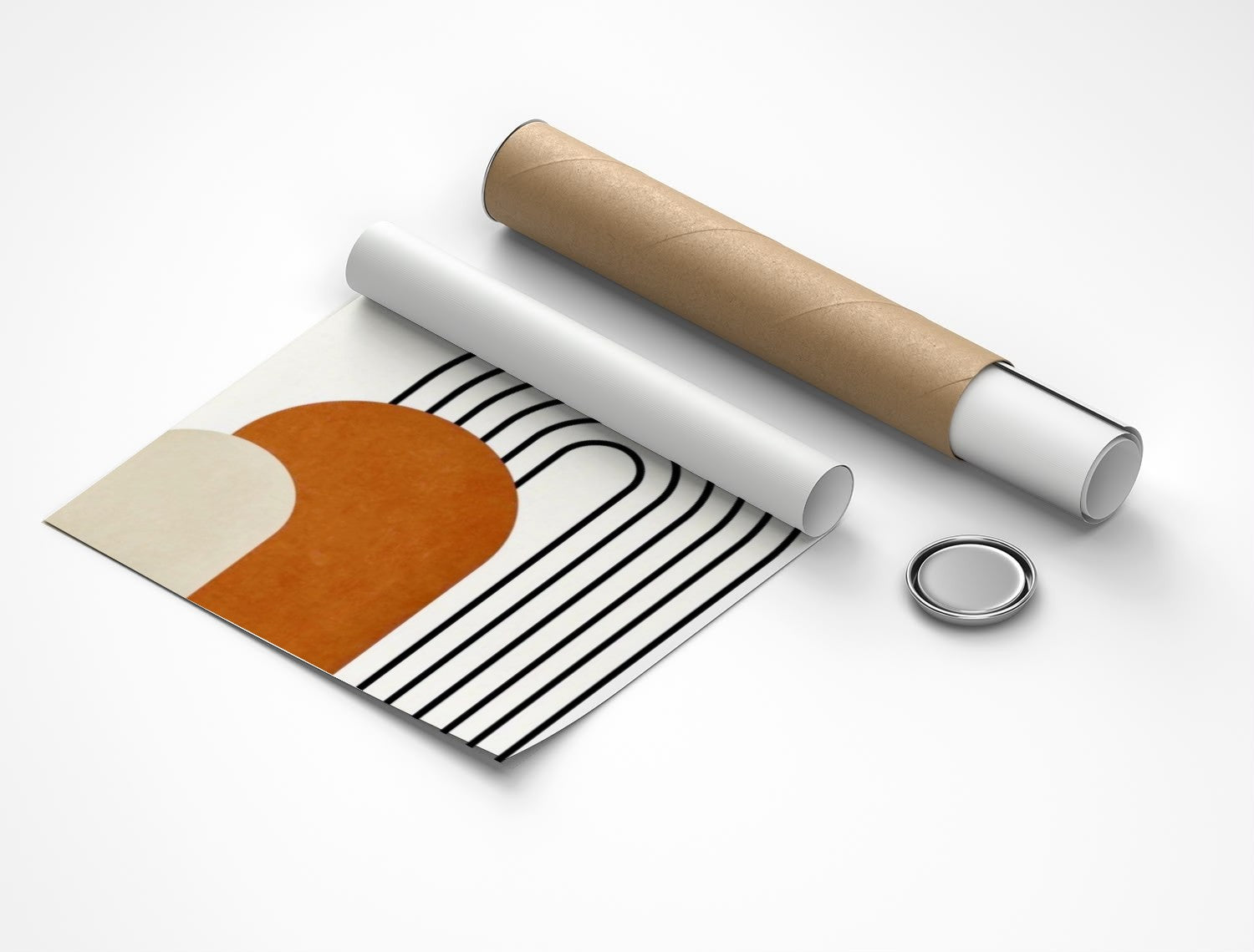 Rolled poster