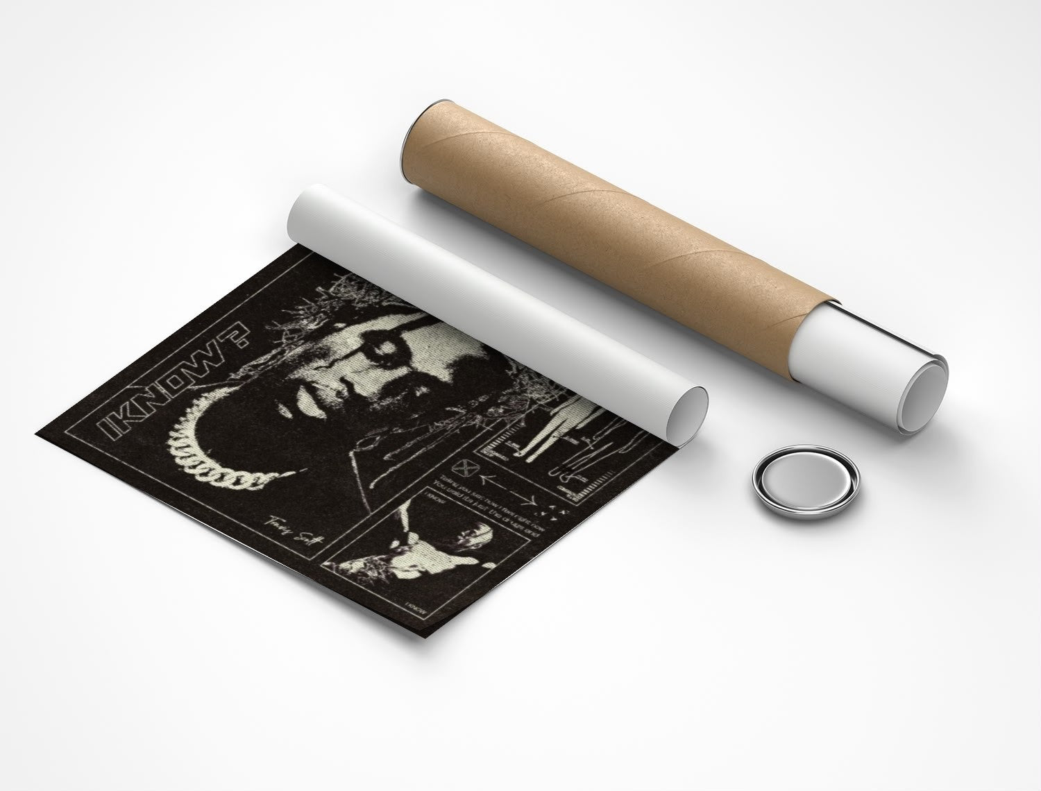 Rolled poster